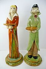 Porcelain Vintage Figures Two Beautiful Dogs Butlers Strasbourg Unique picture