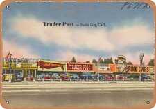 Metal Sign - California Postcard - Trader Post -- Studio City, Calif. 1 picture