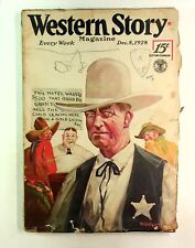 Western Story Magazine Pulp 1st Series Dec 8 1928 Vol. 83 #1 GD picture