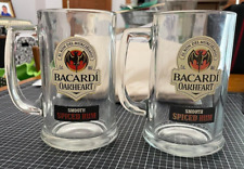 Lot of 2- Bacardi Oakheart Rum Spiced Rum Glasses, Mugs picture