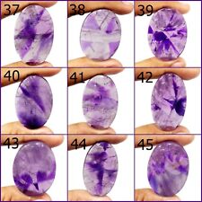 AAA Quality Natural Purple Trapiche Amethyst Cabochon Loose Gemstone picture