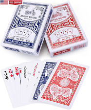 2 Decks Playing Cards Poker Size Standard Card Index for Blackjack Euchre NEW picture