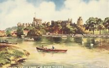 Windsor Castle from The River Thames Postcard picture