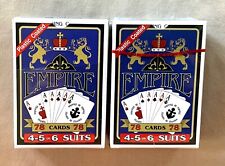 Rare & Unusual ~ 1990 “Empire 6 Suits Playing Cards”~Hats & Hooks~  2 New Decks picture