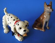 2 Vintage 1930's DOG Figurines Porcelain - Japan picture