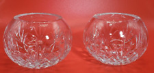 Vintage, Crystal,  Votive Candle Holders Hand Crafted in Yugoslavia picture