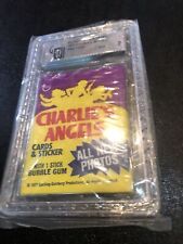 1977 Charlie’s Angels Unopened Topps Wax Pack, GAI Grade 7 picture