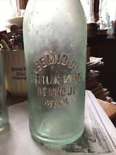 11.75” Tall Hand Finished Crown Top, 1900’s BEMIDJI BOTTLING WORKS . MN MINN picture
