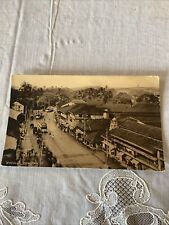 RPPC Bombay India Byculla People Buildings Street Cars UNP Vtg Postcard picture