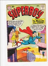 SUPERBOY 81 Superman SILVER Age 1959 DC COMIC, MICKEY MANTLE, JOE LOUIS /AD BACK picture