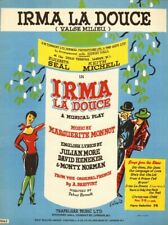 IRMA LA DOUCE Music Sheet-1958-MONNOT-SEAL/MICHELL-GERARD Art-UK/British picture
