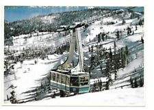1960s Squaw Valley Ski Tram Lake Tahoe Nevada Postcard Skiing Lift Snow View NV picture