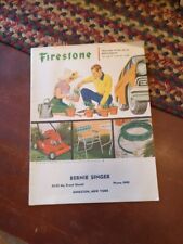 RARE 1956 FIRESTONE SPRING AND SUMMER CATALOG TIRES AND EXTRA VALUE MERCHANDISE picture