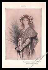 1905 Sarah Bernhardt by Chartran in Gismonda Theatre  picture