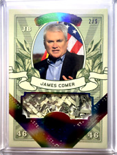 2022 JAMES COMER Decision MONEY CARD Serial #2/5 RAINBOW Foil Card #MO27 picture
