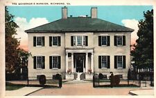 Postcard VA Richmond Virginia Governors Mansion Posted 1930 Vintage PC J9529 picture