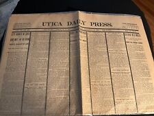 Utica Daily New-Sept 19, 1901 President McKinley's death picture
