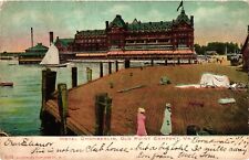 Hotel Chamberlin Old Point Comfort Virginia VA Vintage Postcard 1907 Posted picture