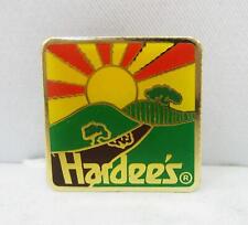 Hardee's Restaurant Sunshine Enameled Pinback Lapel Pin picture