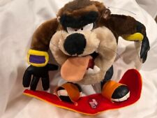 Vintage Taz/Tasmanian Devil on Snowboard Plush Looney Tunes with tags picture