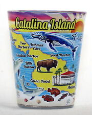 Catalina Island California Map In-and-Out Shot Glass picture