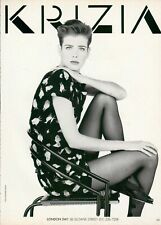 KRIZIA Footwear Magazine Print Ad Advert  long legs high heels shoes 1988 picture