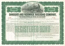 Danbury and Norwalk Railroad - Bond - Railroad Bonds picture