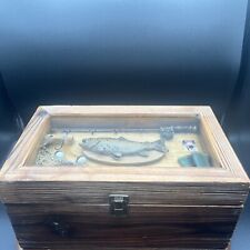 Rustic Fish And Tackle Trinket Box picture