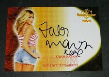 2015 Benchwarmer TALOR MARION Thanksgiving #60 Black Auto PLAYBOY Fast & Furious picture