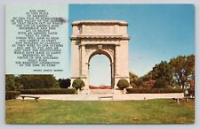National Memorial Arch Valley Forge, Pa Postcard 2982 picture