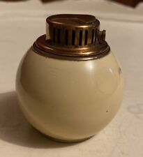 Vintage Chase Art Deco Enamel & Brass Ball Table Lighter Works Great picture