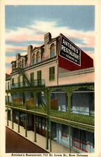 Antoine's Restaurant, 713 St. Louis St., New Orleans, French Quarter, Postcard picture
