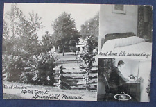1930s Springfield Missouri Rail House Motor Court Route 66 Postcard picture