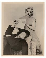 1956 CBS Press Release Photo Betty Grable & Orson Welles 7 x 9 in. picture