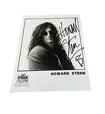 Howard Stern Signed Autographed Vintage Promo 8X10 Photo K-ROCK NY 1995  picture