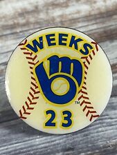 Milwaukee Brewers Rickie Weeks 23 Player Collectible Hat Lapel Pin MLB Baseball picture