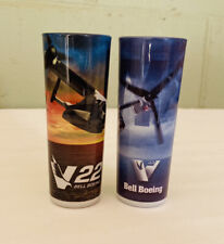 Bell Boeing V-22 Osprey U.S Navy Military Shooter Shot Glass Set of 2 picture