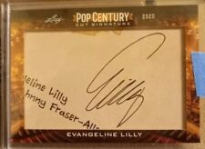 2020 Leaf Pop Cut Signature Evangeline Lilly auto. 