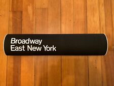 R27/30 NY NYC SUBWAY ROLL SIGN BROADWAY THEATER EAST NEW YORK MANHATTAN TRANSIT picture