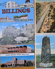 LOT  OF 5    BILLINGS, MONTANA   Vintage MT  Postcards picture