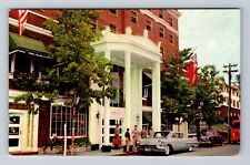 Lake Placid NY-New York, Hotel Marcy, Village of Lake Placid Vintage Postcard picture
