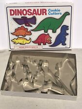 vtg cookie cutters dinosaurs usa nos universal specialties retro kitsch v3105 picture