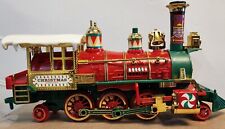 Vintage 1986 ,New Bright Musical Christmas Express Elf Train Locomotive #183 picture