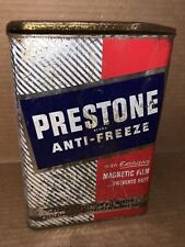 Vintage Prestone Antifreeze 1 Gallon Metal Can No Lid picture