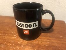 Nike Just Do It Coffee mug Vintage Early 1990's Ceramic Mug Collectible black picture