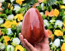 Huge 160MM Natural Red Carrot Jasper Healing Metaphysical Meditation Power Egg picture