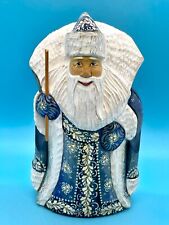 Hand Carved & Painted Russian Santa - EXQUISITE Details – Signed picture