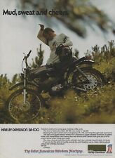 1974 Harley Davidson SR100 Motorcycle Advertisement Magazine Ad SR-100 SR 100 HD picture