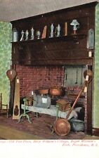 Postcard RI Providence Old Fire Place Betsy Williams Cottage Vintage PC J2410 picture