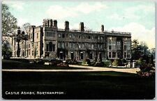 Castle Ashby Northampton England Landscaped Grounds Antique Postcard picture